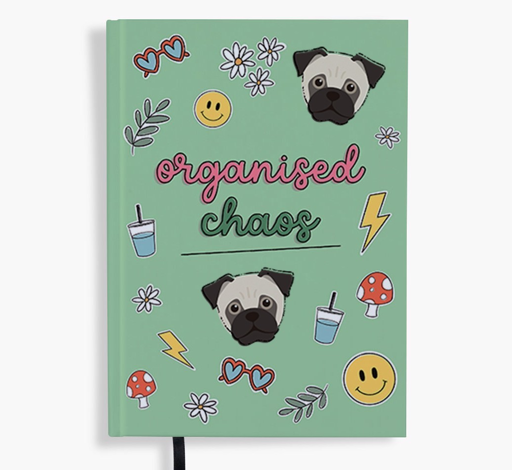 Organised Chaos: Personalised {breedFullName} Notebook