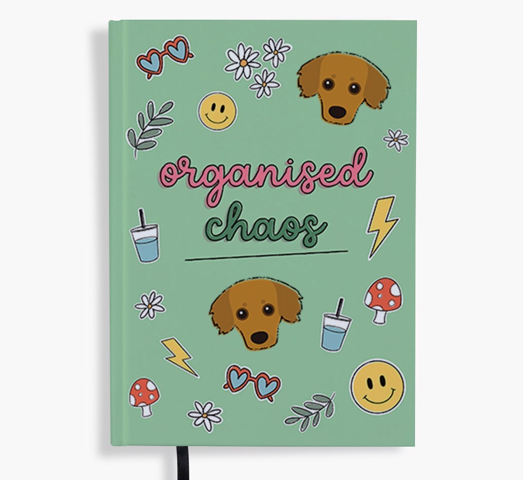 Organised Chaos: Personalised {breedFullName} Notebook