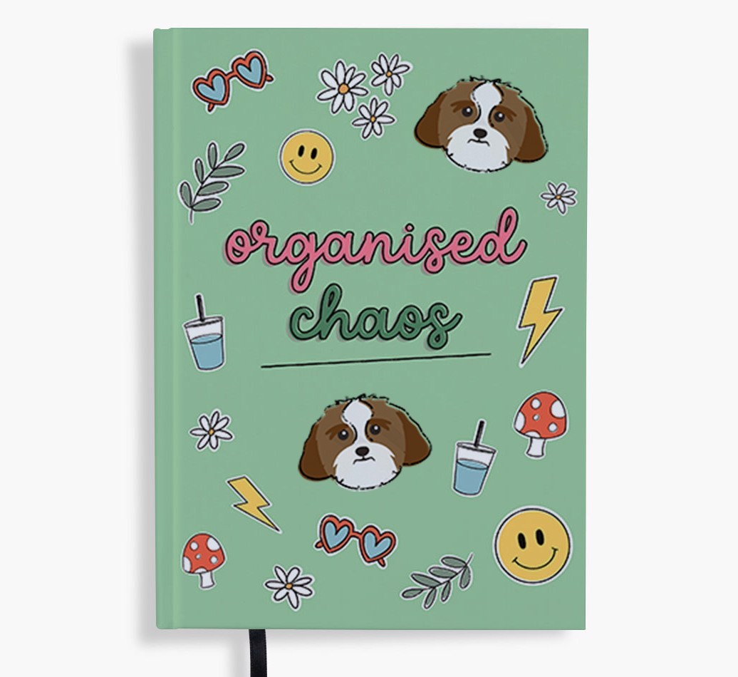 Organised Chaos: Personalised {breedFullName} Notebook