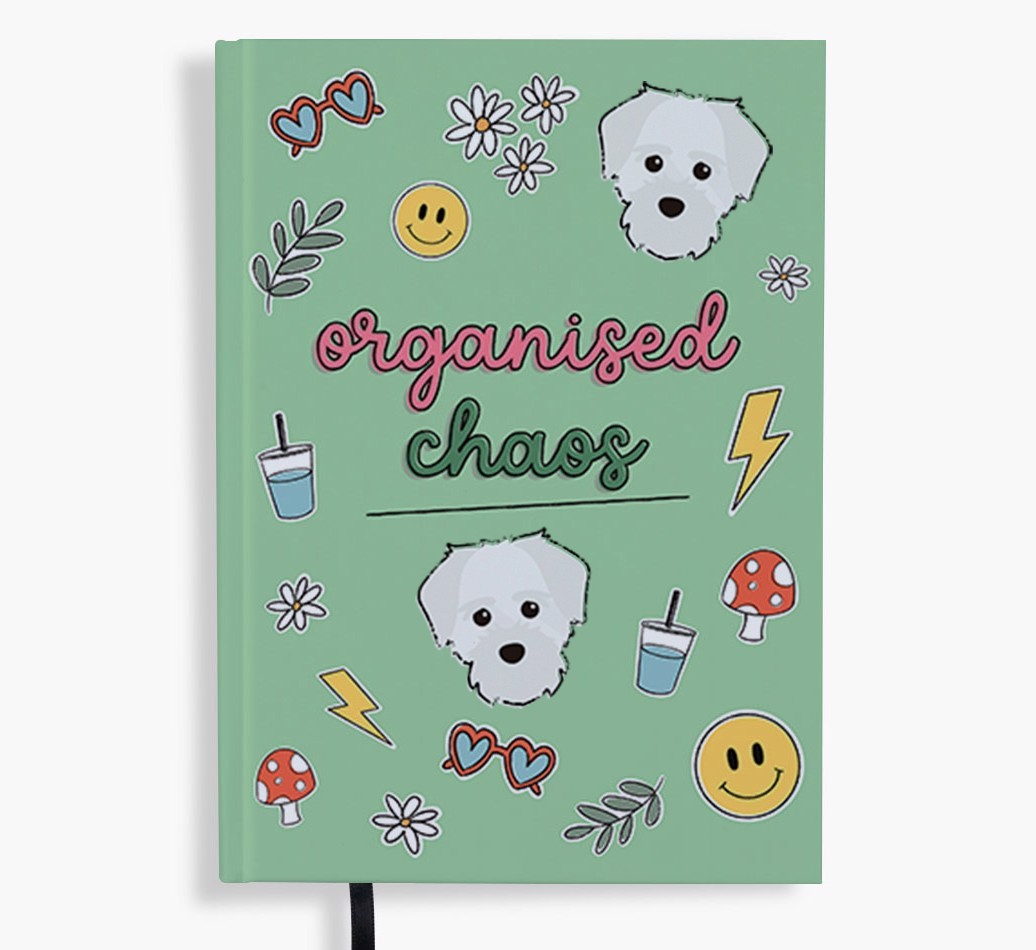 Organised Chaos: Personalised {breedFullName} Notebook