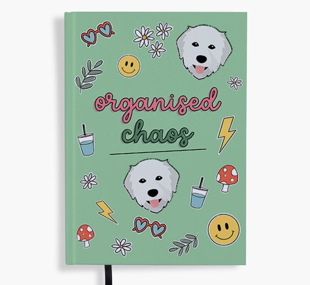 Organised Chaos: Personalised {breedFullName} Notebook