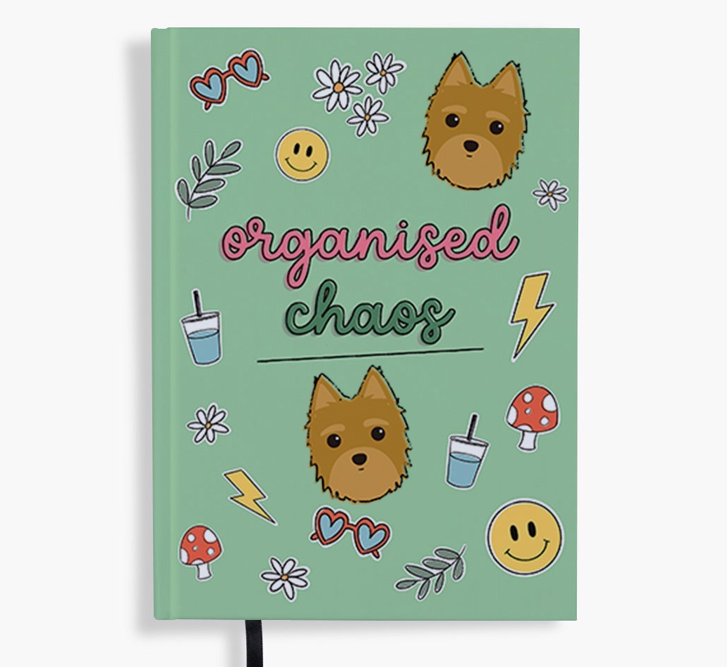 Organised Chaos: Personalised {breedFullName} Notebook