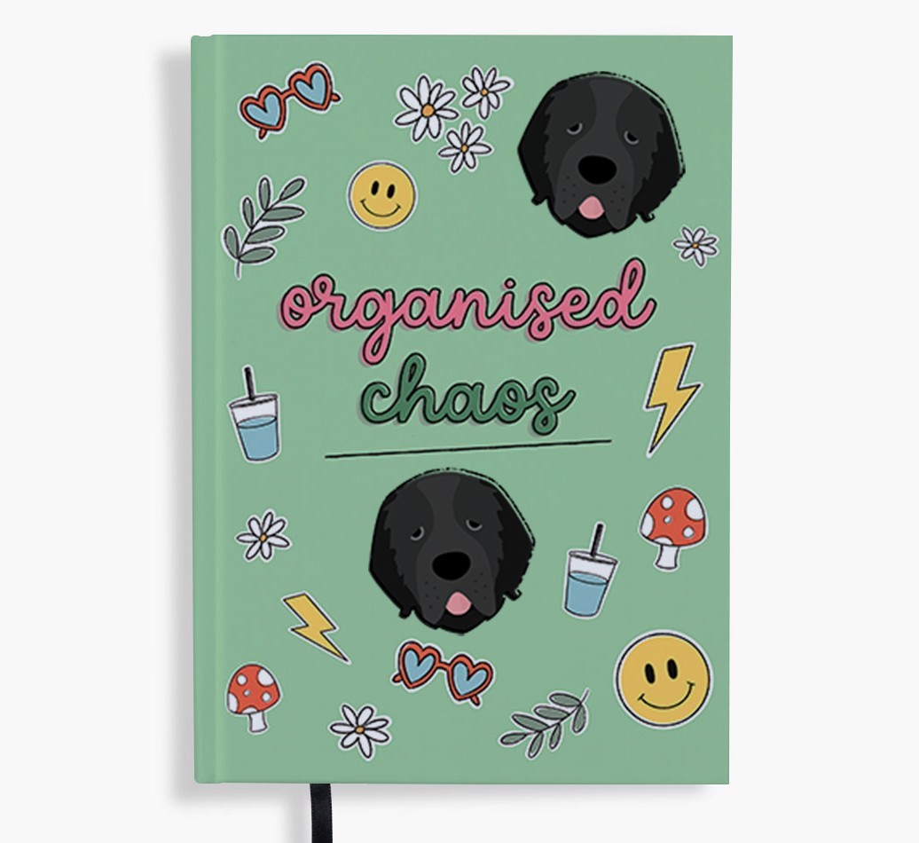 Organised Chaos: Personalised {breedFullName} Notebook