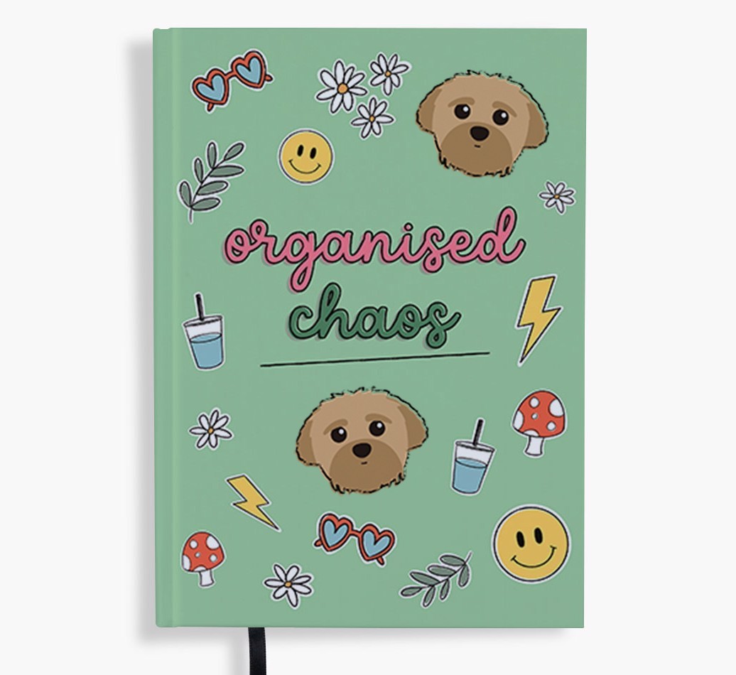 Organised Chaos: Personalised {breedFullName} Notebook