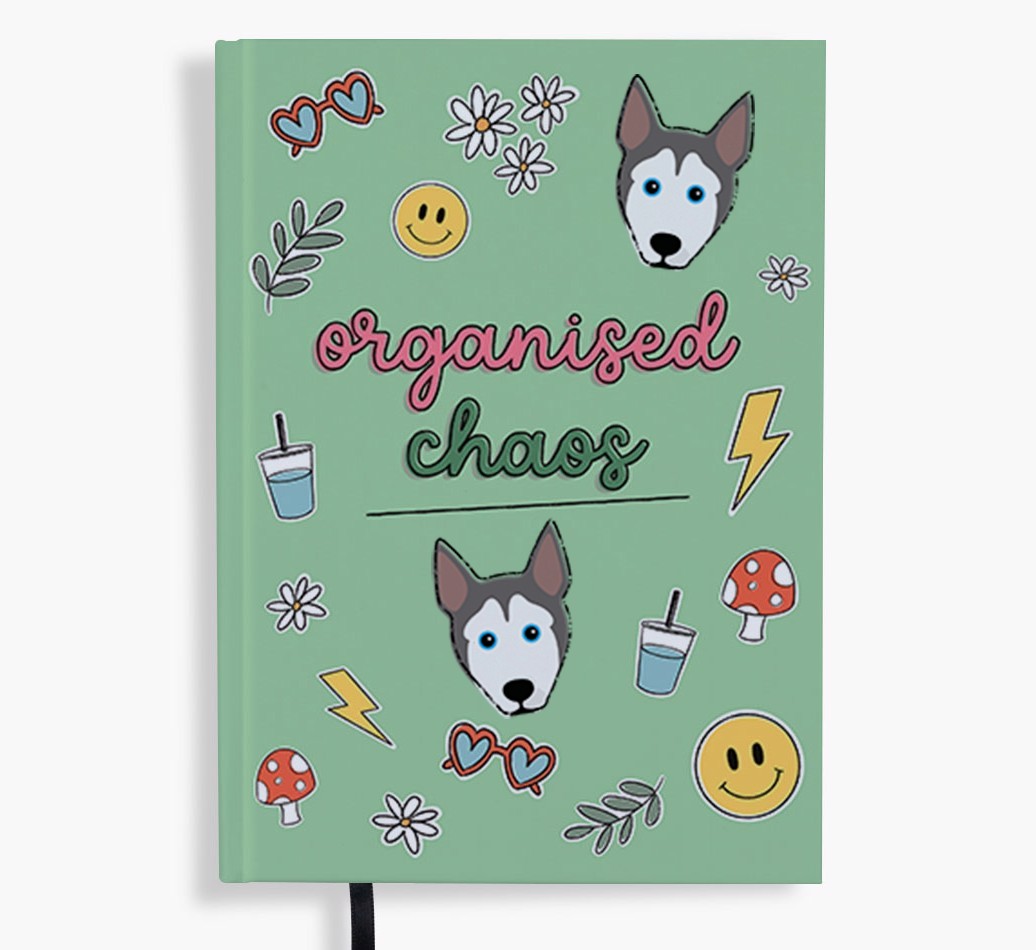 Organised Chaos: Personalised {breedFullName} Notebook