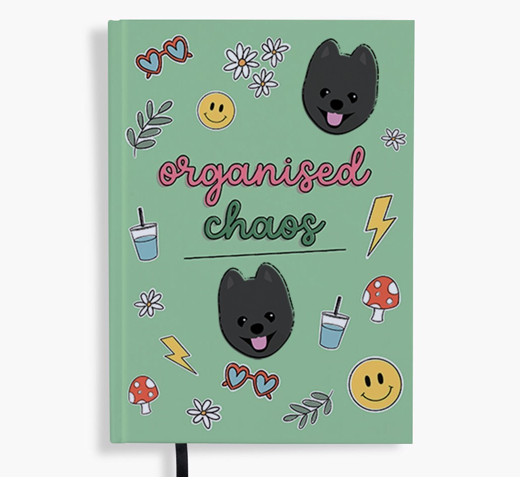 Organised Chaos: Personalised {breedFullName} Notebook