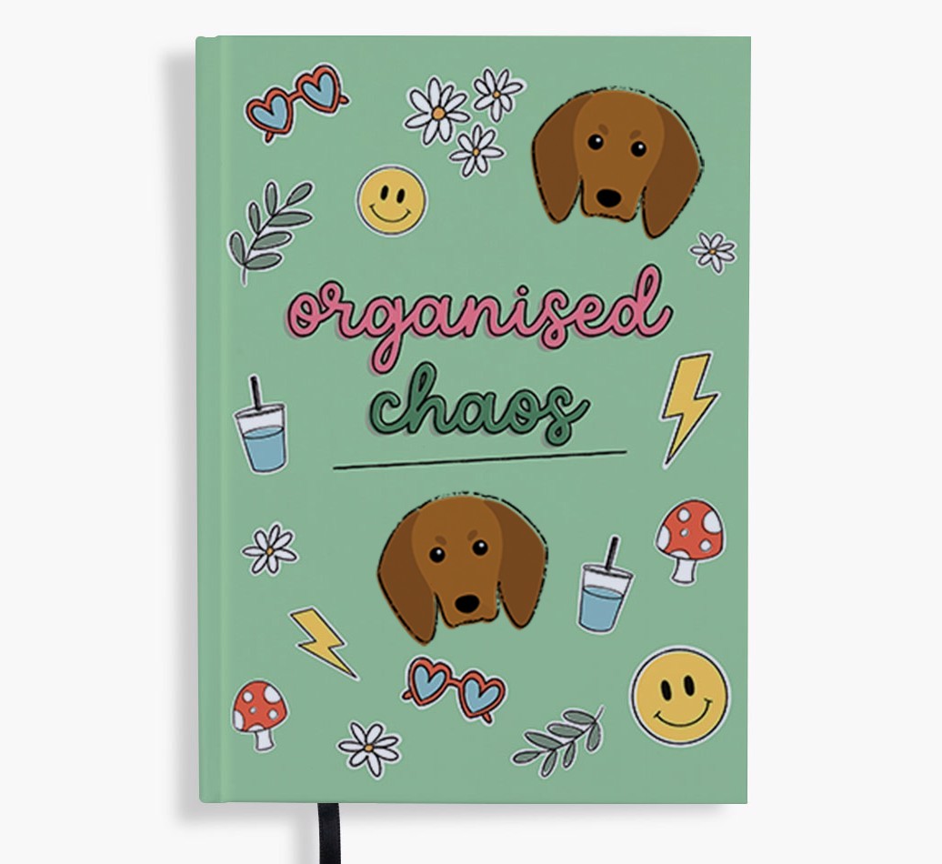 Organised Chaos: Personalised {breedFullName} Notebook