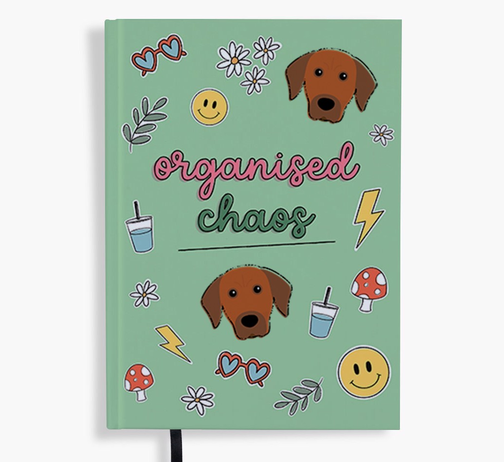 Organised Chaos: Personalised {breedFullName} Notebook