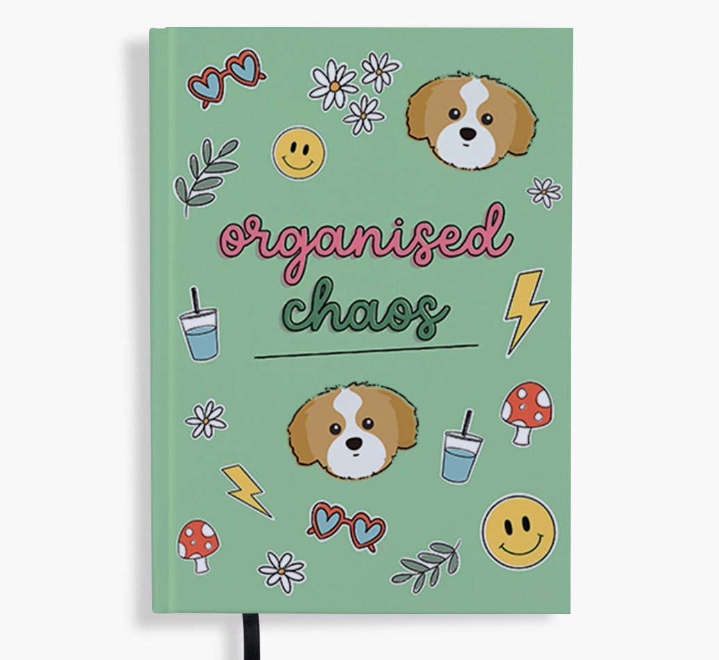 Organised Chaos: Personalised {breedFullName} Notebook