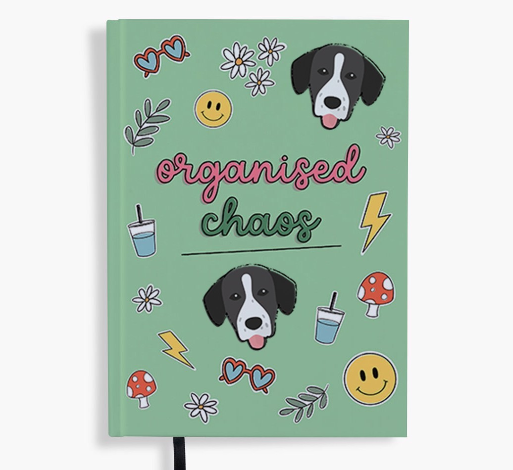 Organised Chaos: Personalised {breedFullName} Notebook
