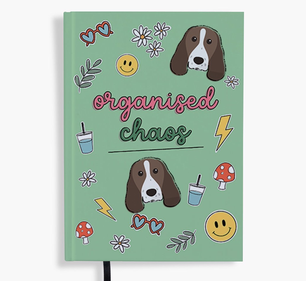 Organised Chaos: Personalised {breedFullName} Notebook