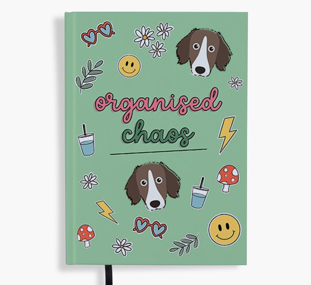 Organised Chaos: Personalised {breedFullName} Notebook