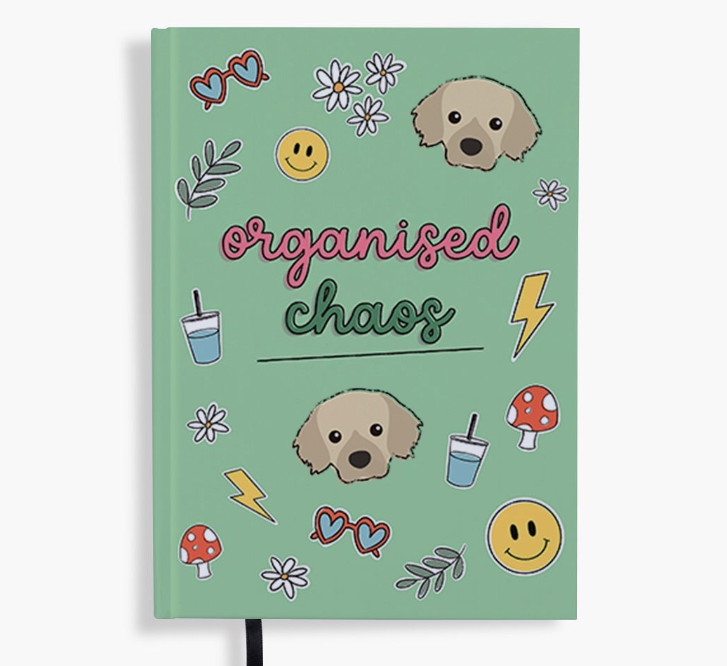 Organised Chaos: Personalised {breedFullName} Notebook