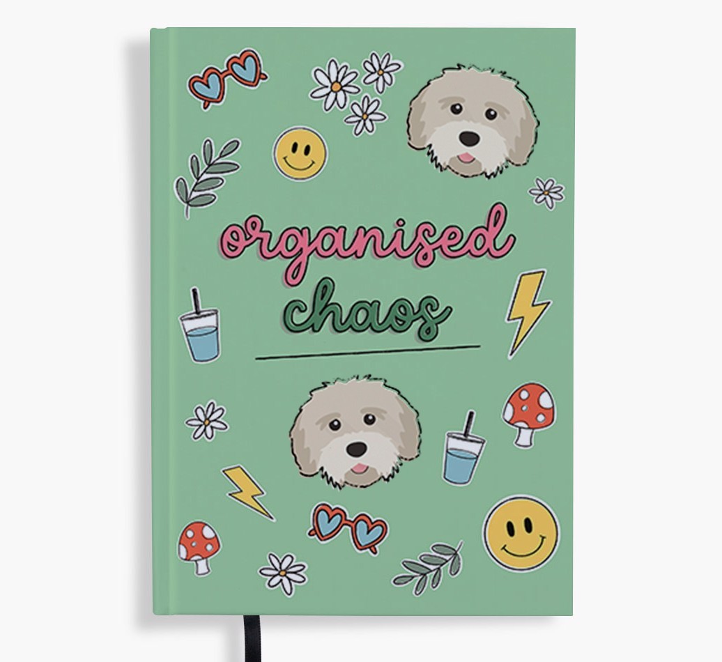 Organised Chaos: Personalised {breedFullName} Notebook