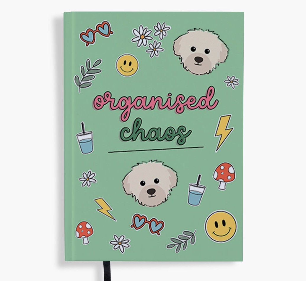 Organised Chaos: Personalised {breedFullName} Notebook