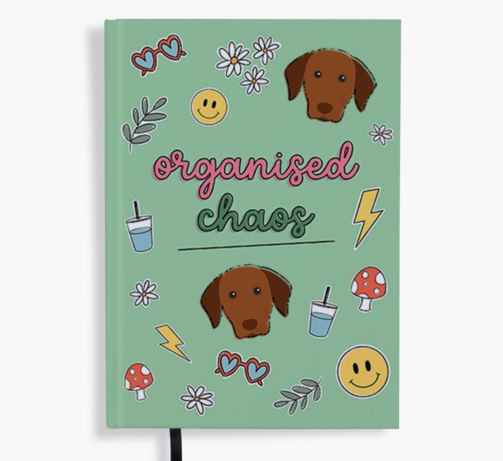 Organised Chaos: Personalised {breedFullName} Notebook