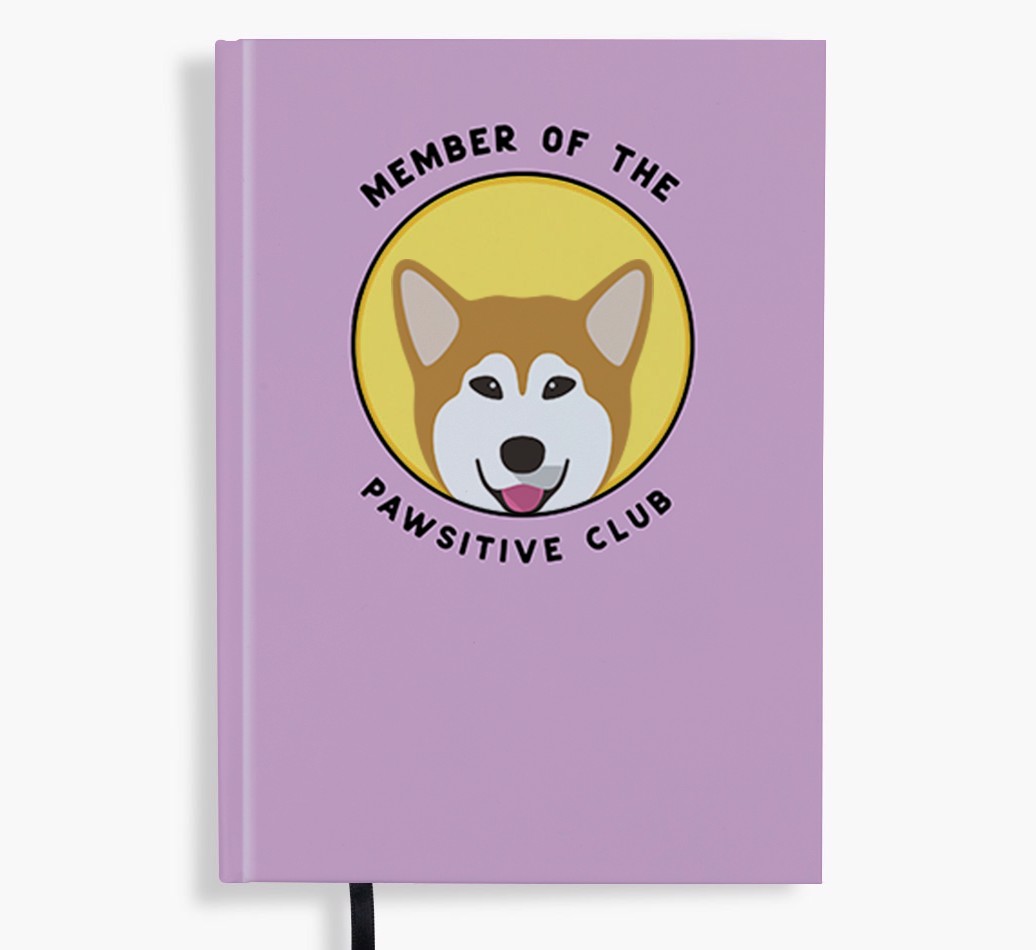 Member of the Pawsitive Club: Personalised {breedFullName} Notebook