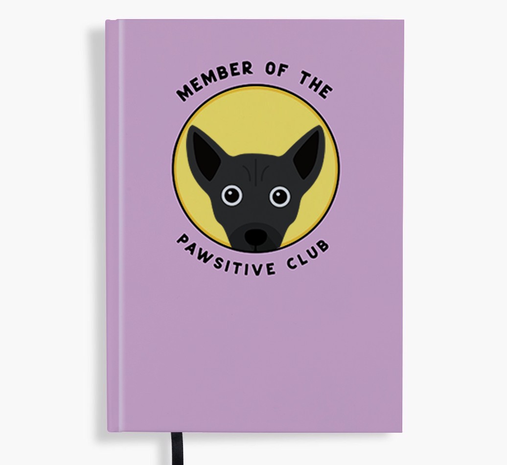 Member of the Pawsitive Club: Personalised {breedFullName} Notebook