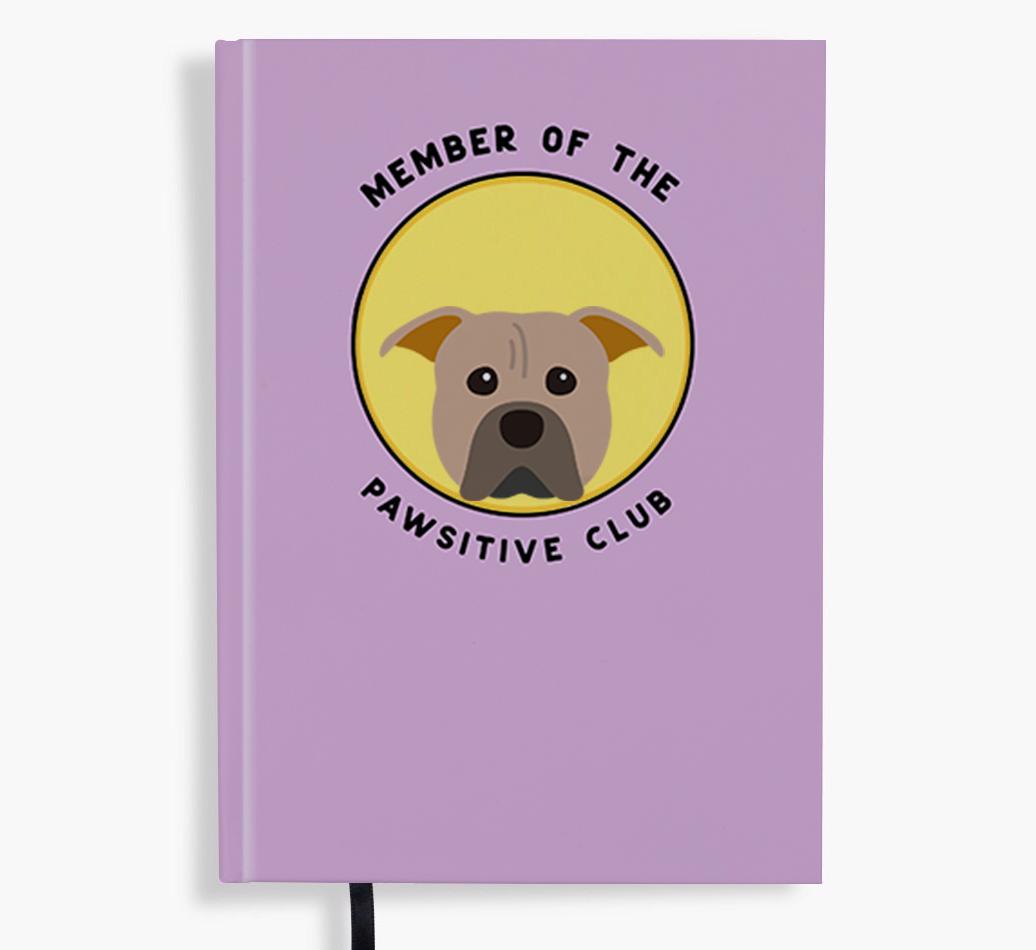Member of the Pawsitive Club: Personalized {breedFullName} Notebook