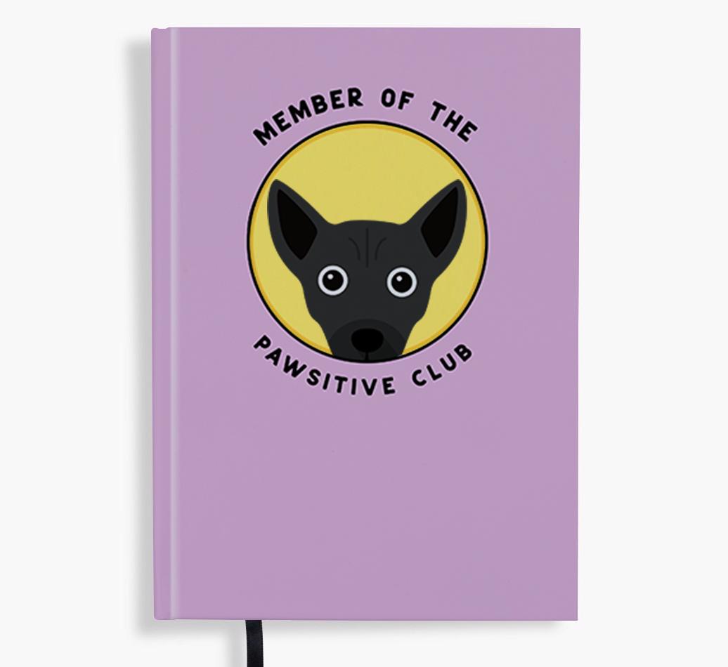 Member of the Pawsitive Club: Personalized {breedFullName} Notebook