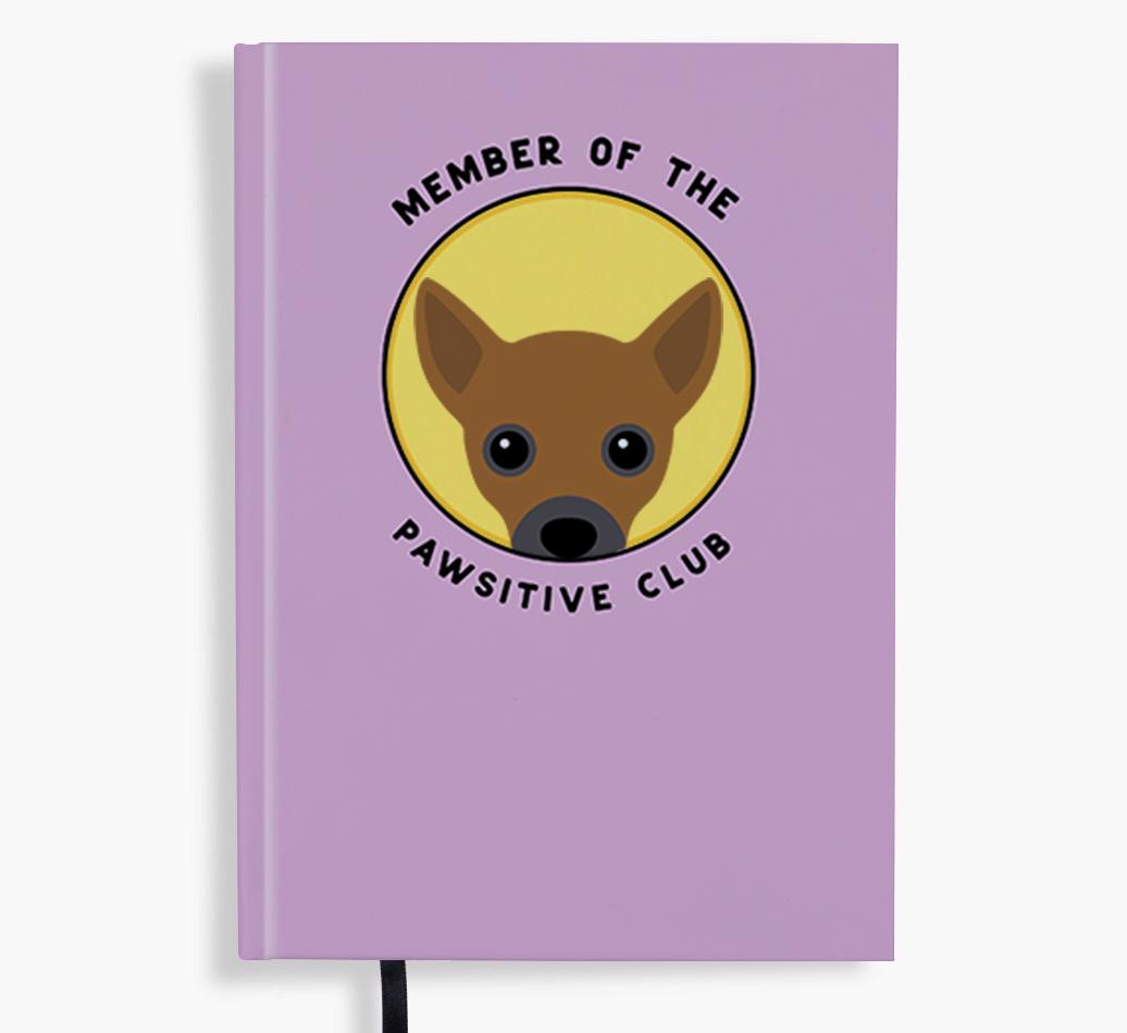 Member of the Pawsitive Club: Personalized {breedFullName} Notebook