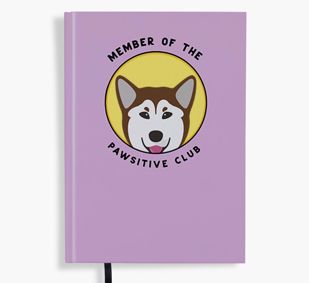 Member of the Pawsitive Club: Personalized {breedFullName} Notebook