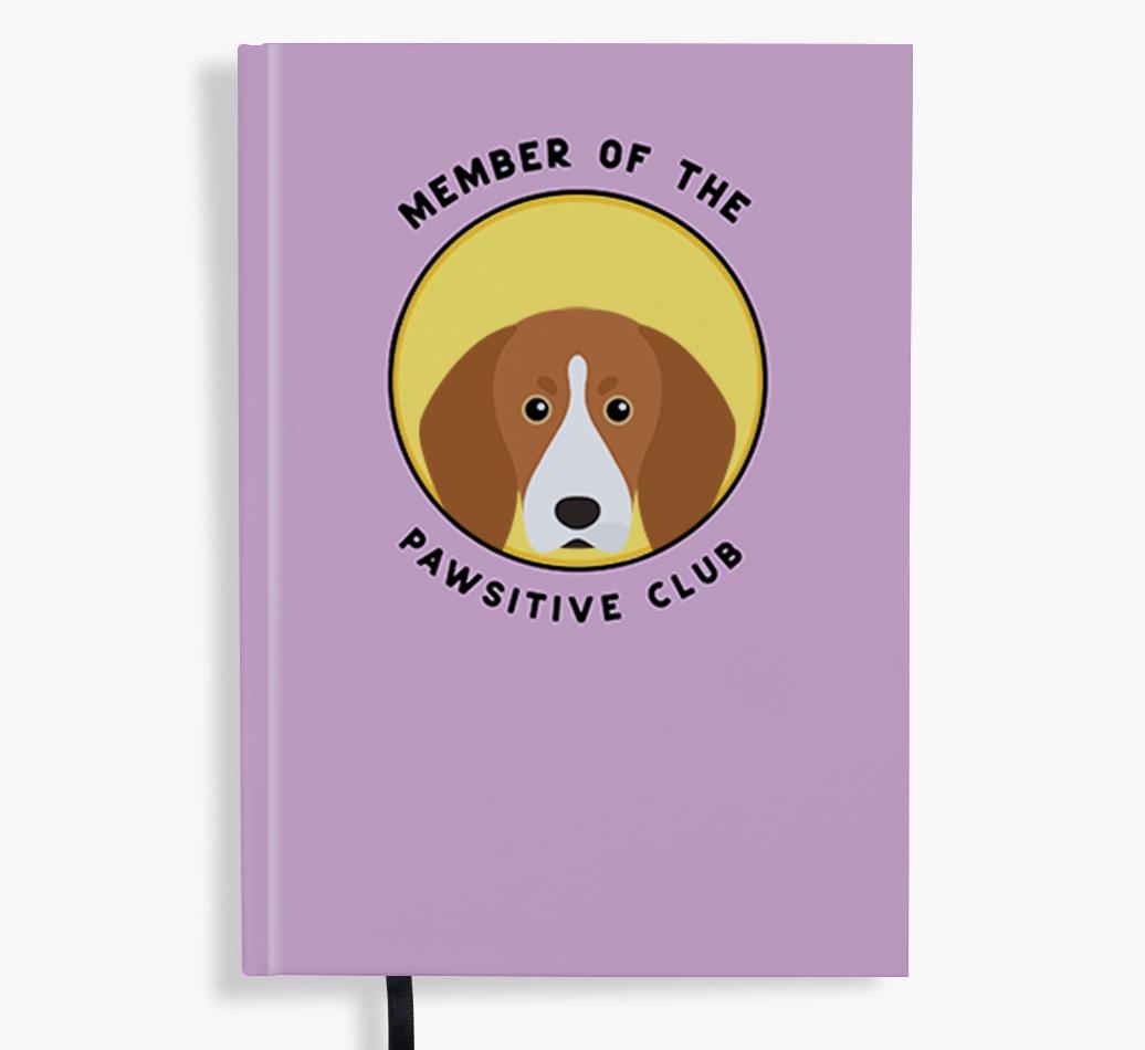 Member of the Pawsitive Club: Personalized {breedFullName} Notebook