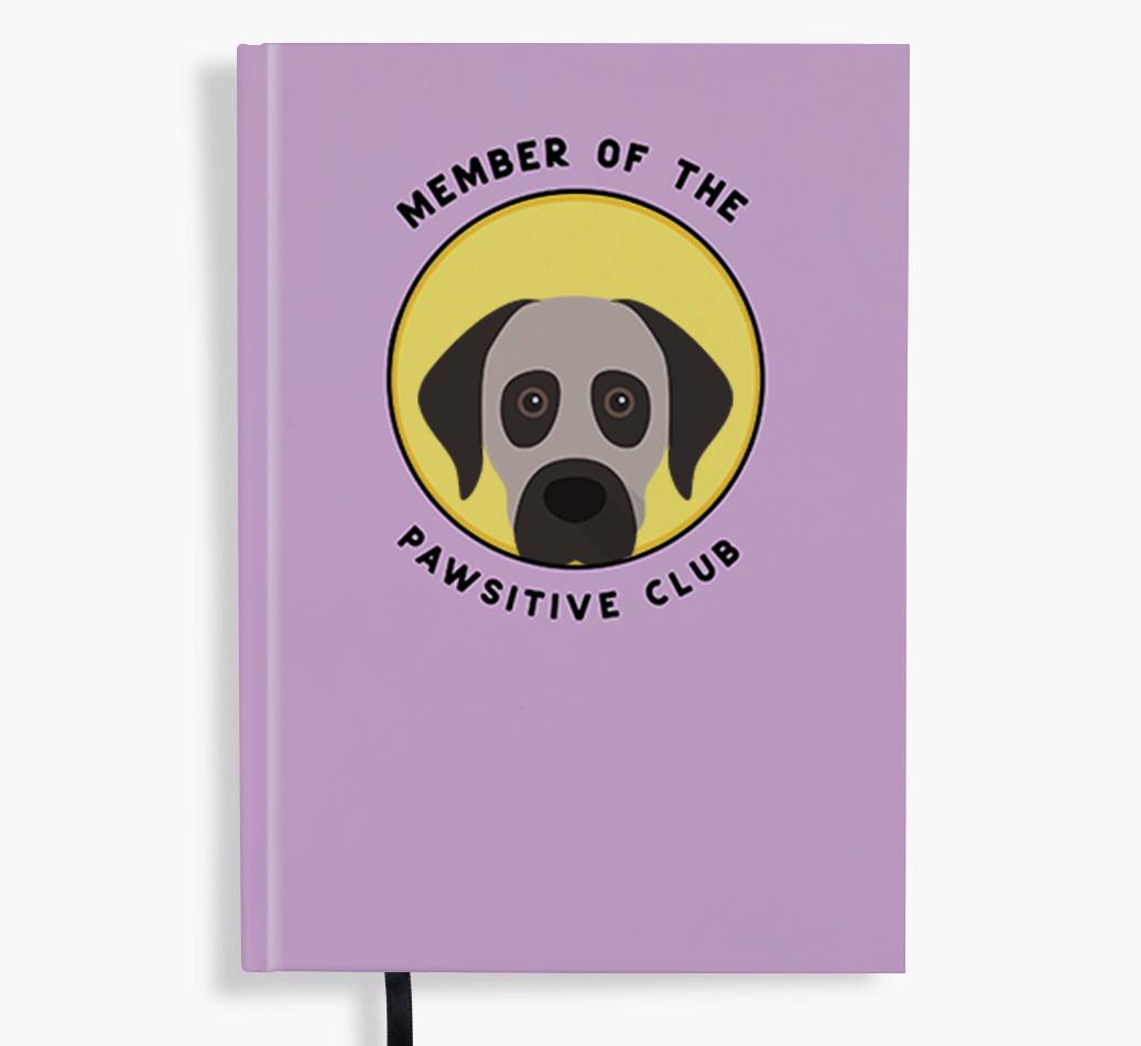 Member of the Pawsitive Club: Personalized {breedFullName} Notebook
