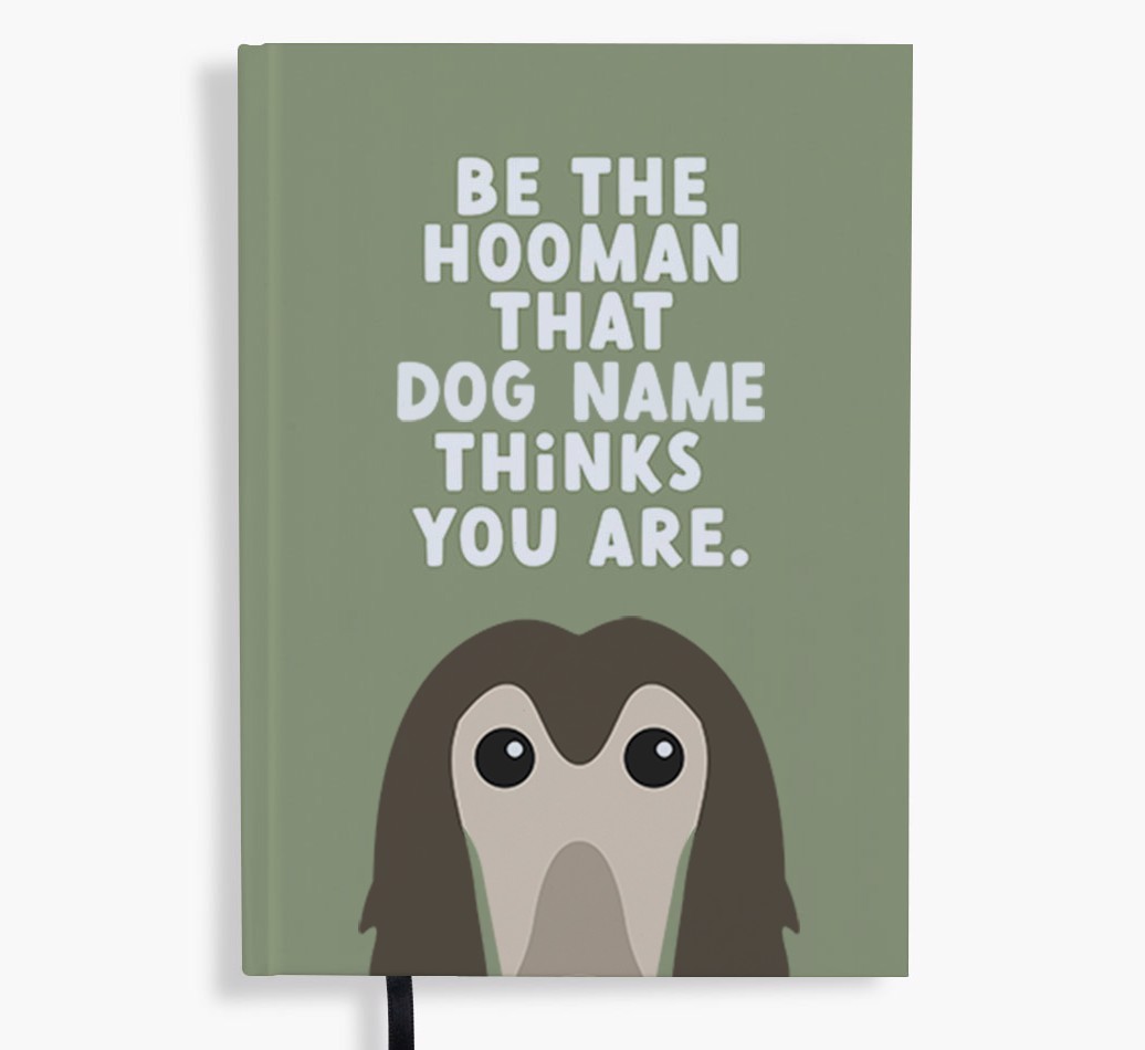 Be The Hooman: Personalised {breedFullName} Notebook