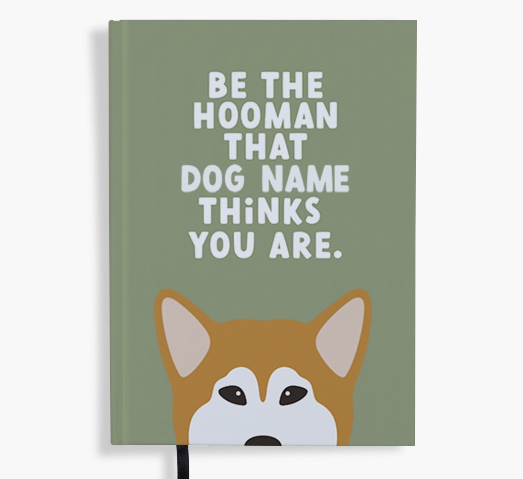 Be The Hooman: Personalised {breedFullName} Notebook