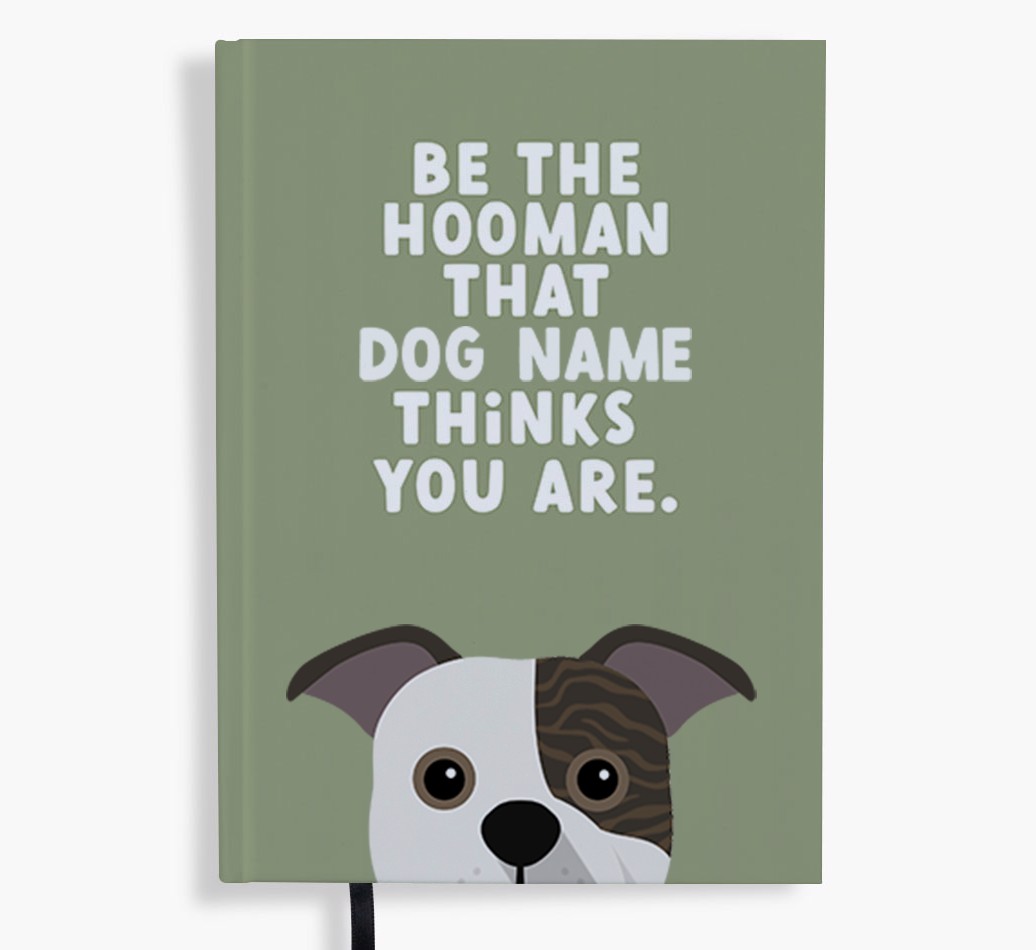 Be The Hooman: Personalised {breedFullName} Notebook