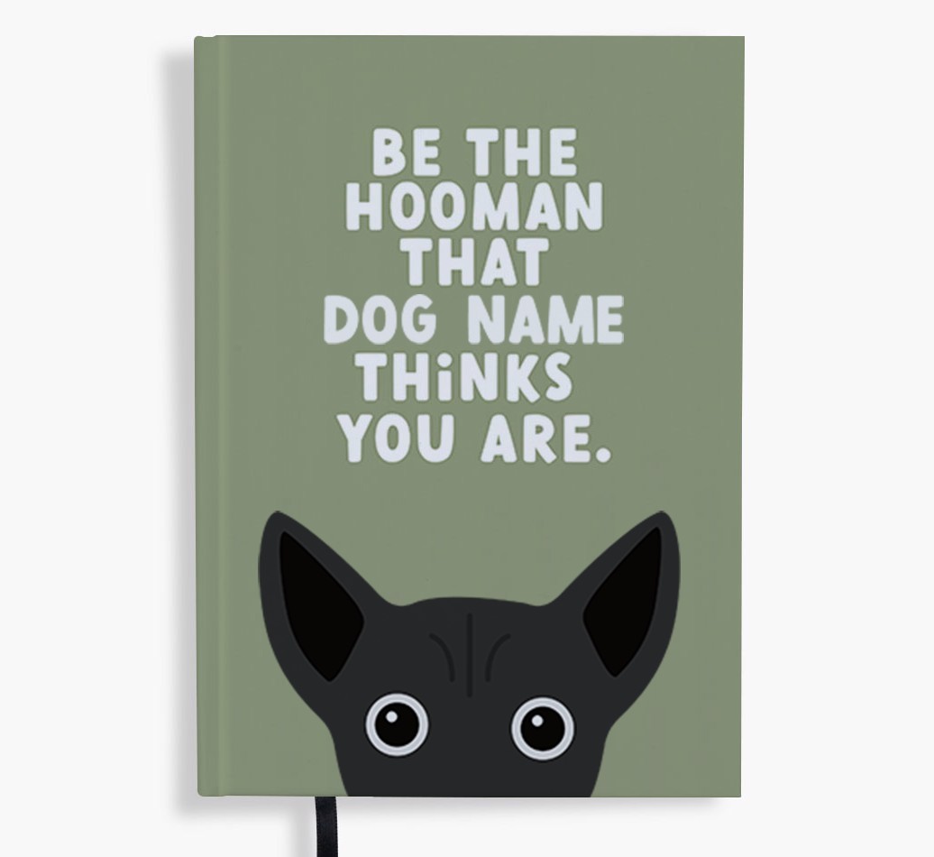 Be The Hooman: Personalised {breedFullName} Notebook