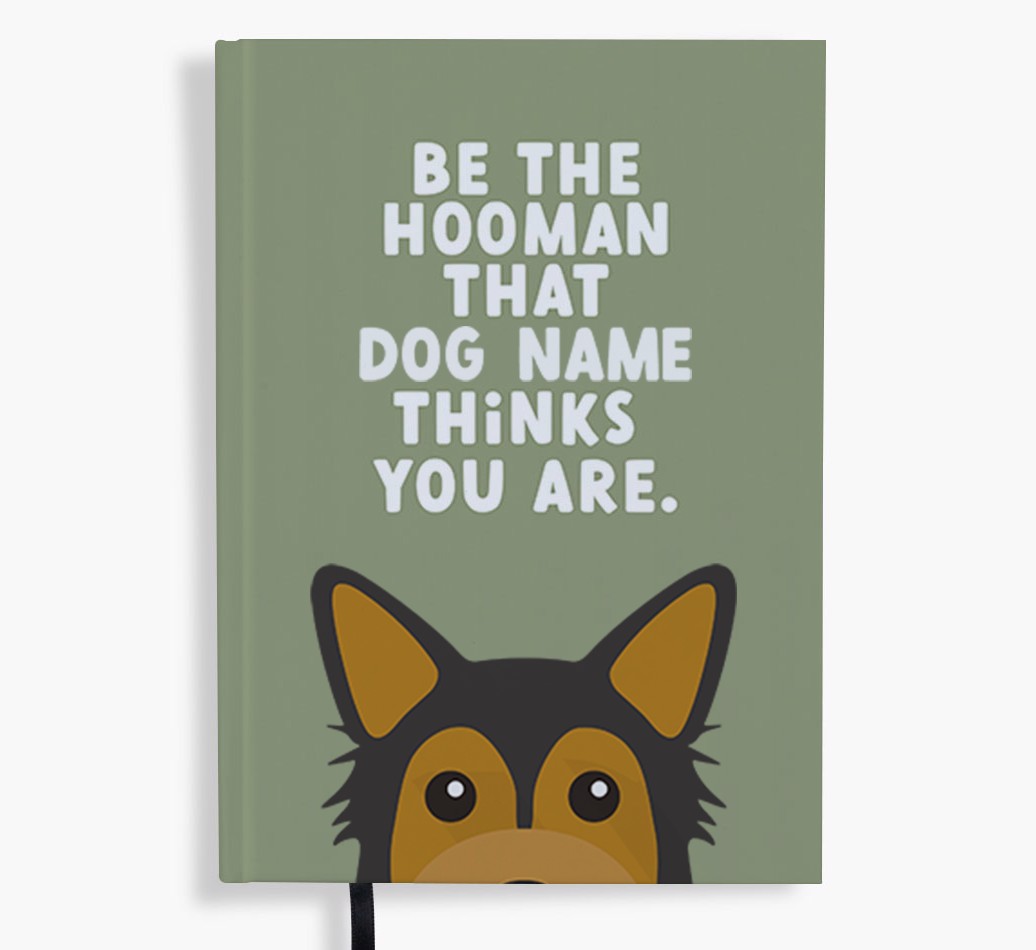 Be The Hooman: Personalised {breedFullName} Notebook