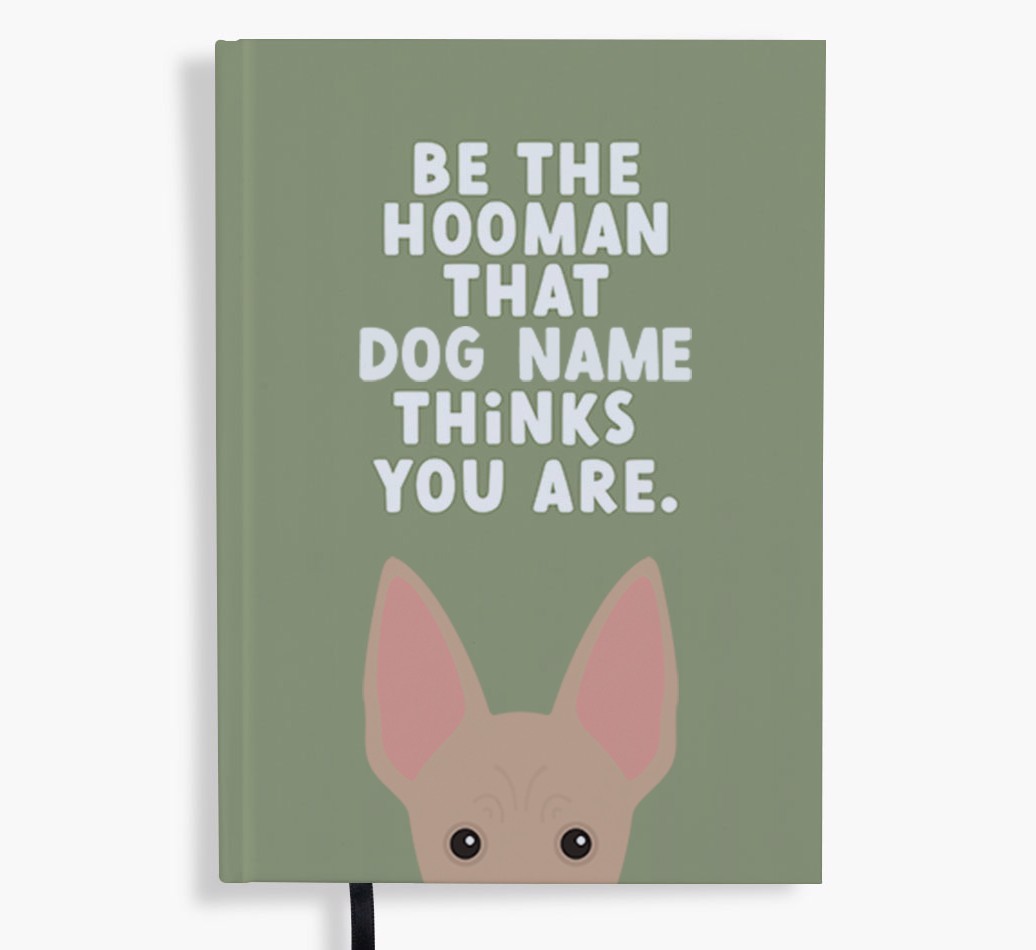 Be The Hooman: Personalised {breedFullName} Notebook