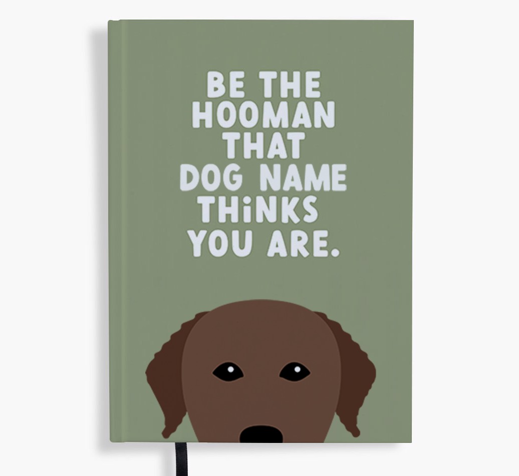 Be The Hooman: Personalised {breedFullName} Notebook