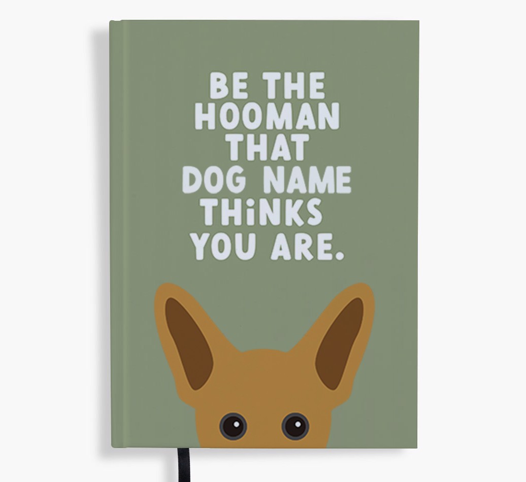 Be The Hooman: Personalised {breedFullName} Notebook