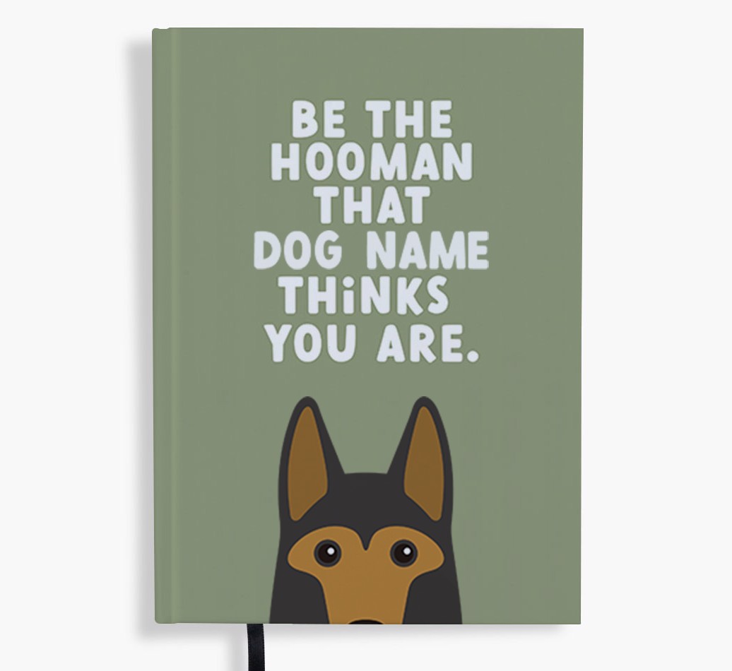 Be The Hooman: Personalised {breedFullName} Notebook