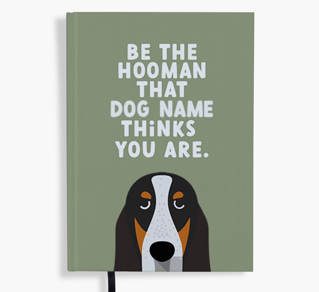 Be The Hooman: Personalised {breedFullName} Notebook
