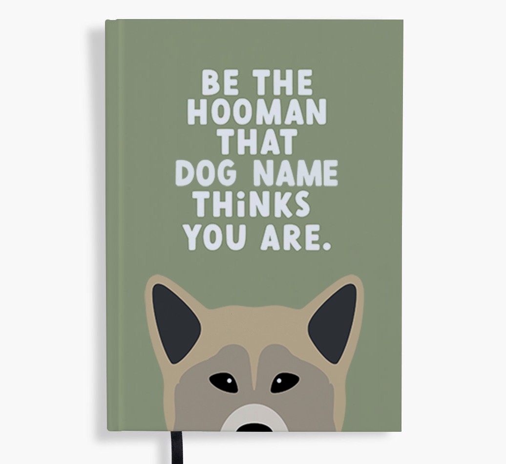Be The Hooman: Personalised {breedFullName} Notebook
