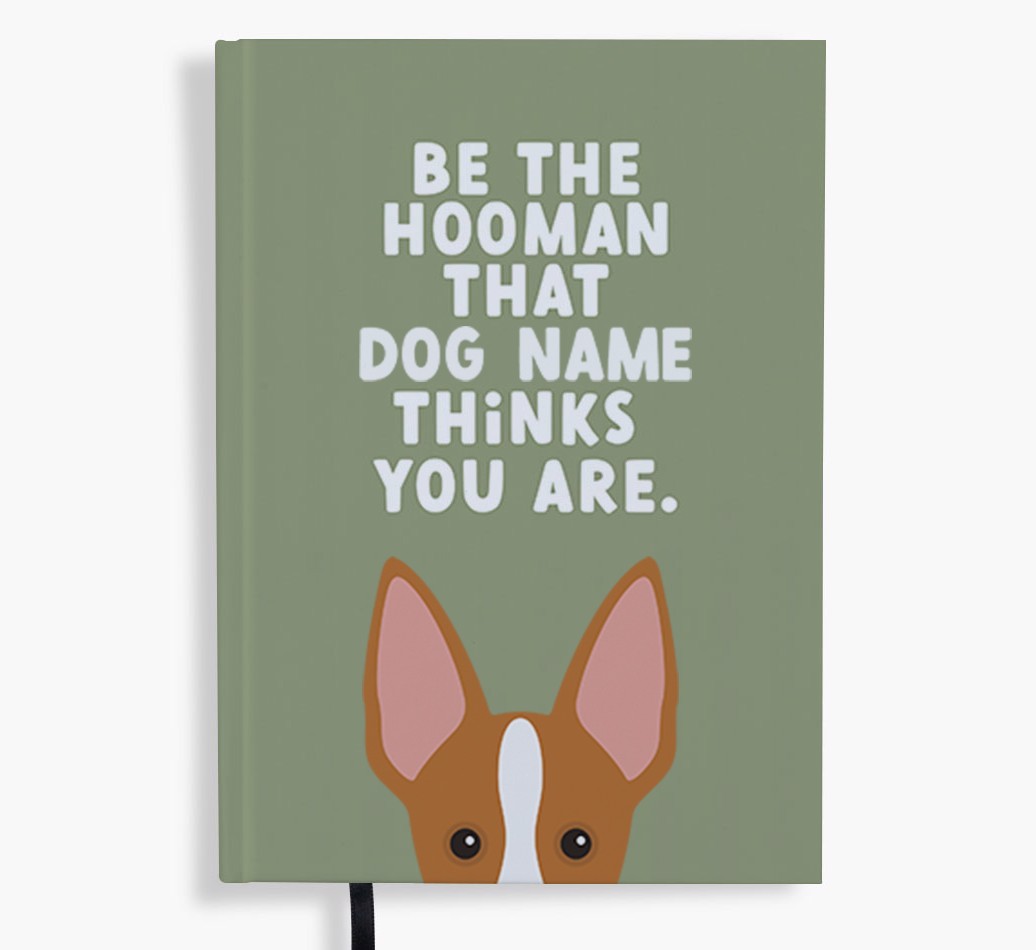 Be The Hooman: Personalised {breedFullName} Notebook