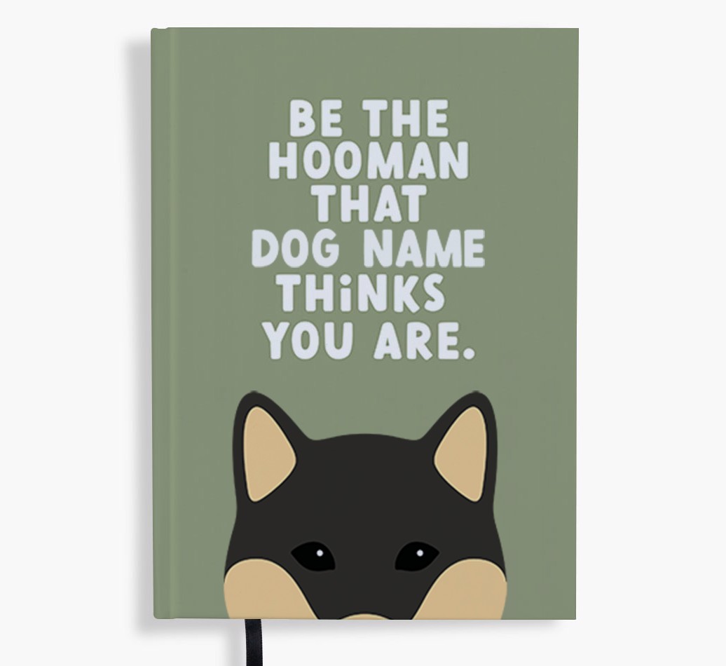 Be The Hooman: Personalised {breedFullName} Notebook