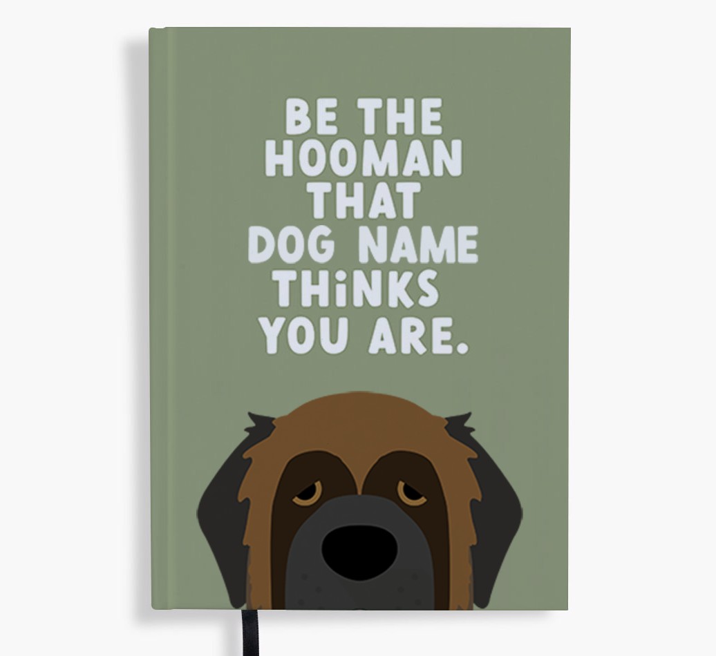 Be The Hooman: Personalised {breedFullName} Notebook
