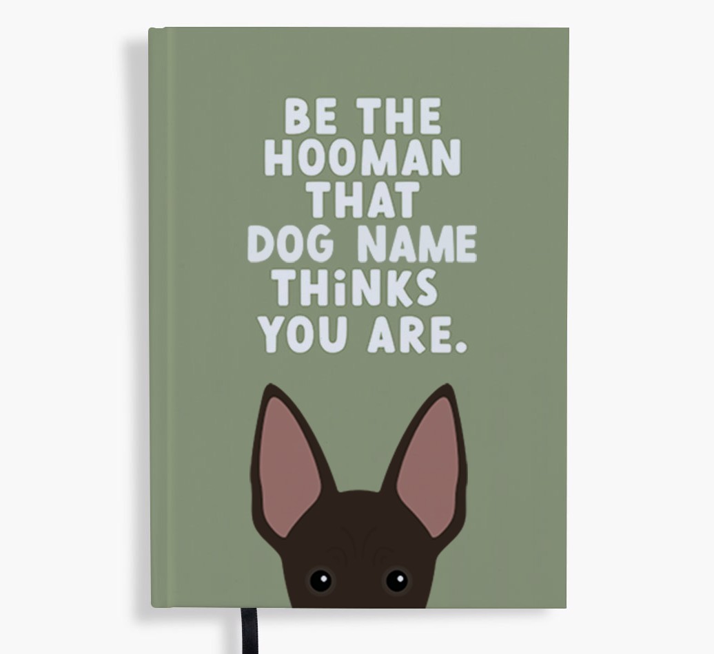 Be The Hooman: Personalised {breedFullName} Notebook