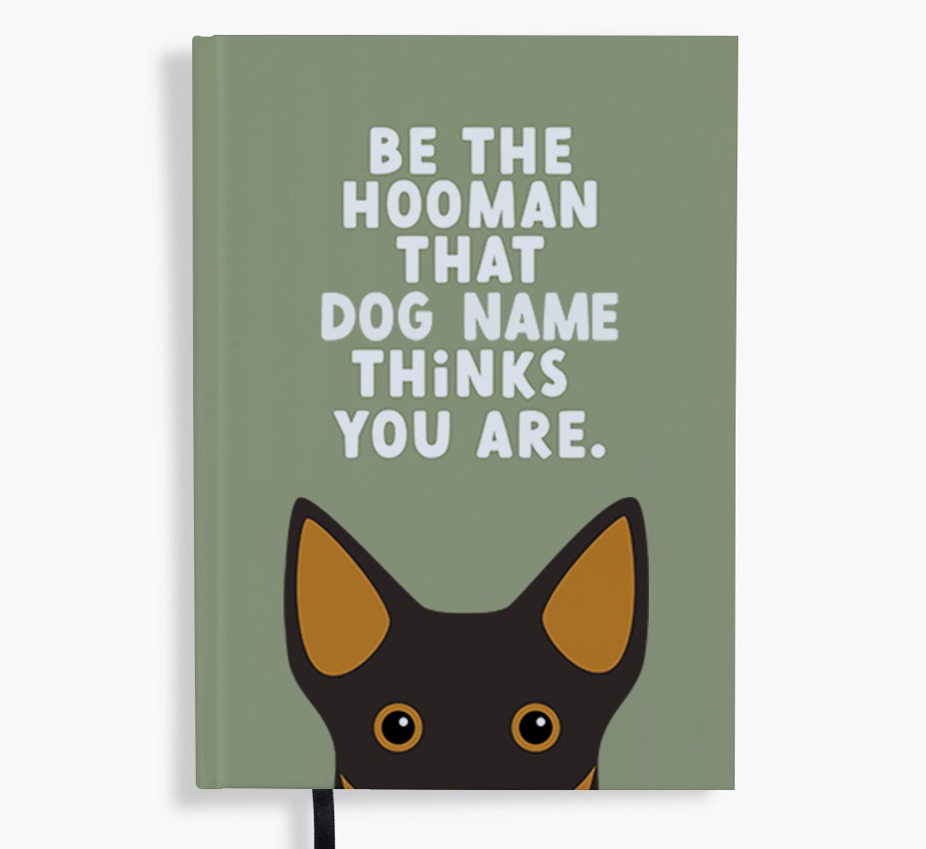Be The Hooman: Personalised {breedFullName} Notebook