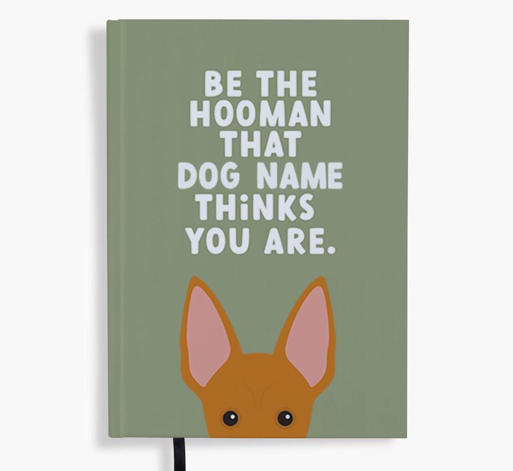 Be The Hooman: Personalised {breedFullName} Notebook