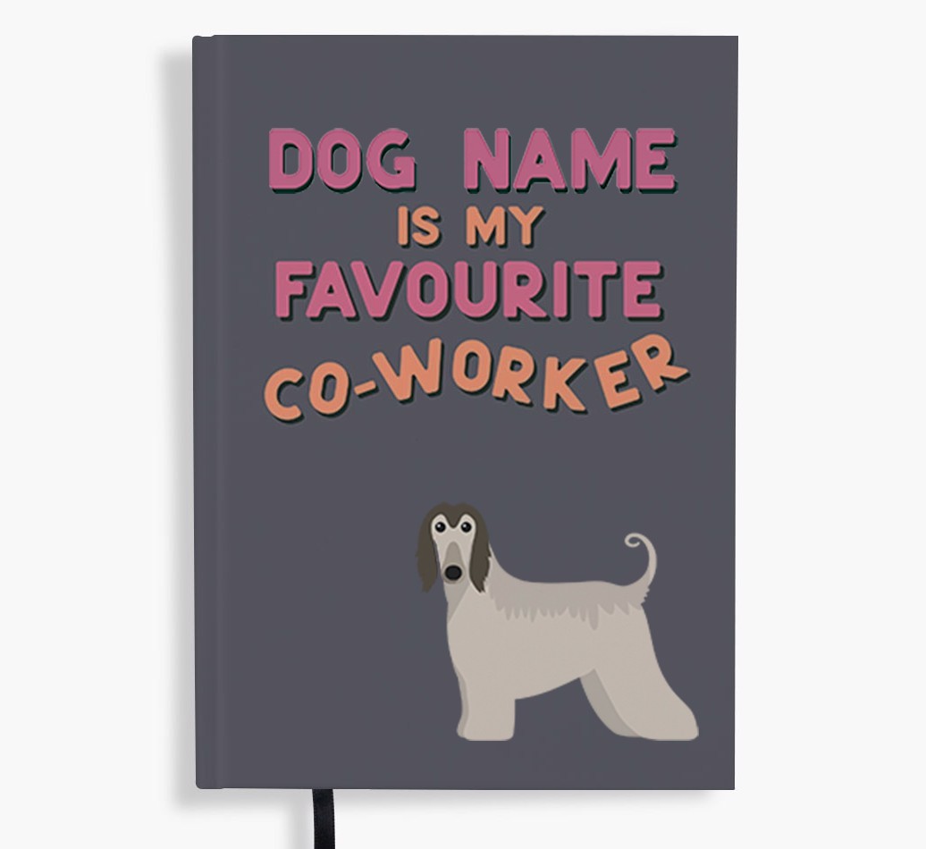 Favourite Co-Worker: Personalised {breedFullName} Notebook