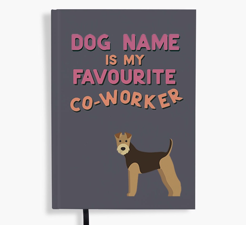 Favourite Co-Worker: Personalised {breedFullName} Notebook