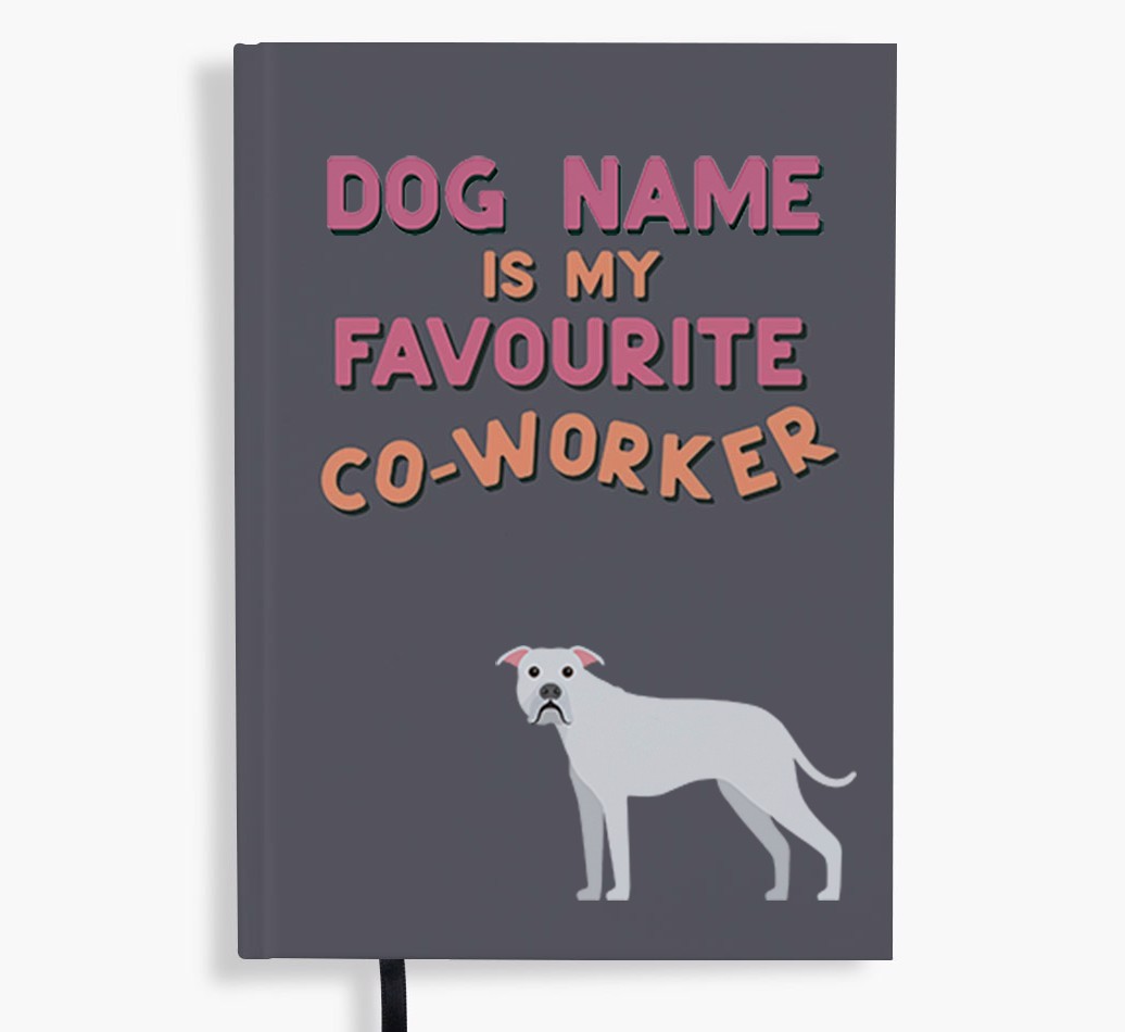 Favourite Co-Worker: Personalised {breedFullName} Notebook