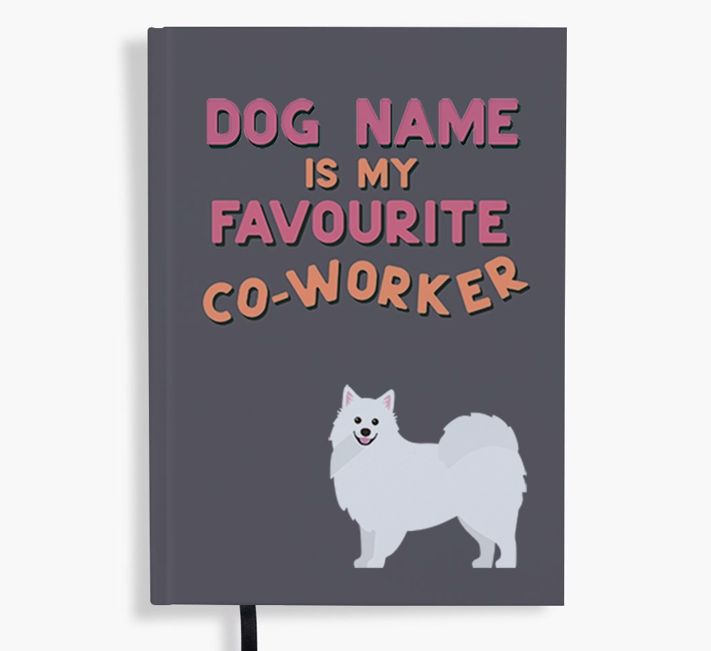 Favourite Co-Worker: Personalised {breedFullName} Notebook