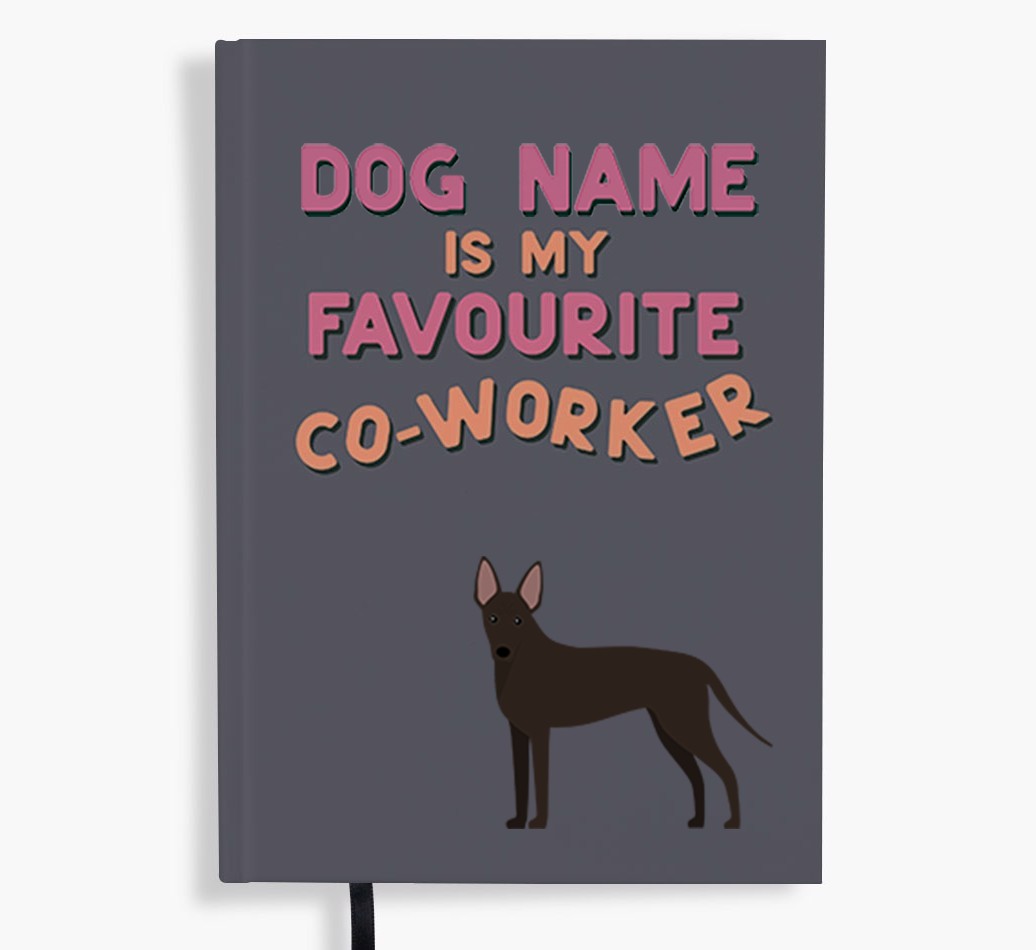 Favourite Co-Worker: Personalised {breedFullName} Notebook
